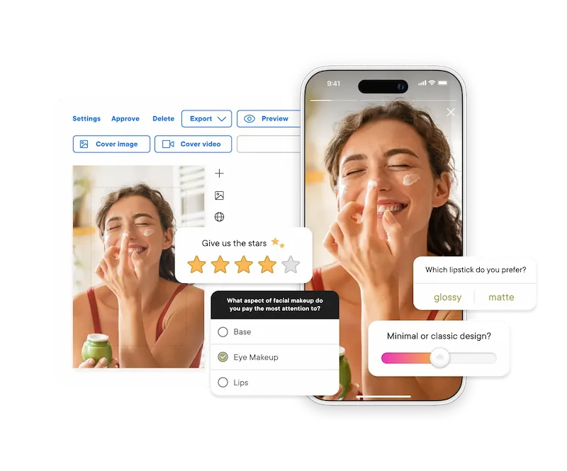 Interactive widgets